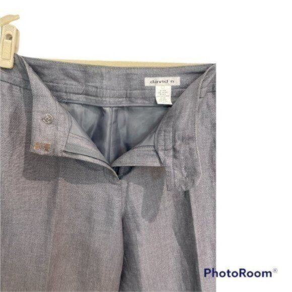 David N Linen Blend Capri Pants, size 8 - Picture 5 of 9